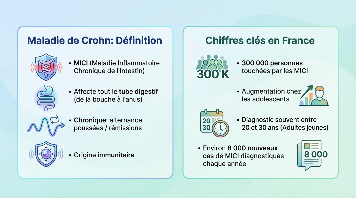 maladie-de-crohn-definition-et-chiffres-cles Maladie de Crohn : symptômes, causes et traitements [2026]